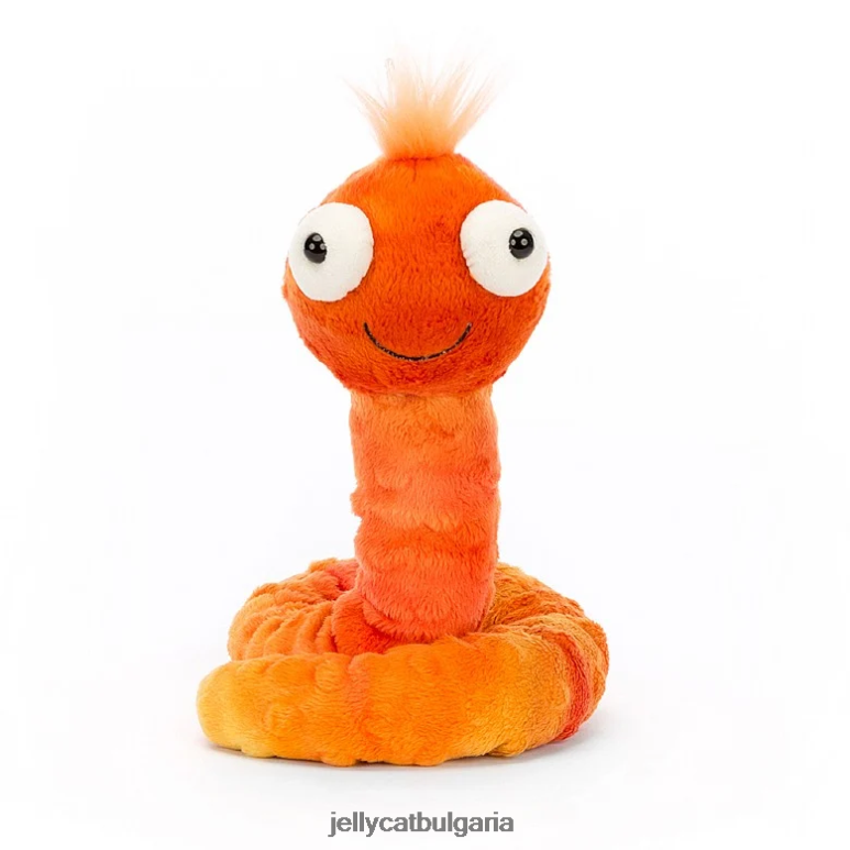 уинстън червей оранжево Jellycat играчка ZZR40121