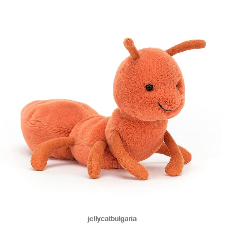 извиваща се мравка оранжево Jellycat играчка ZZR40297