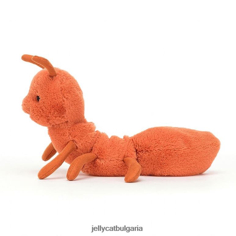 извиваща се мравка оранжево Jellycat играчка ZZR40297