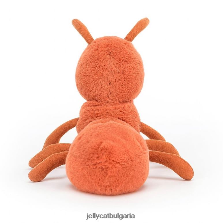 извиваща се мравка оранжево Jellycat играчка ZZR40297
