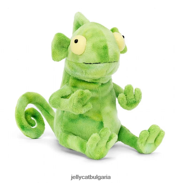 франки зелен гущер с набрана шия Jellycat играчка ZZR40301