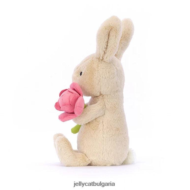 зайче бони с яйце бежово Jellycat играчка ZZR40482