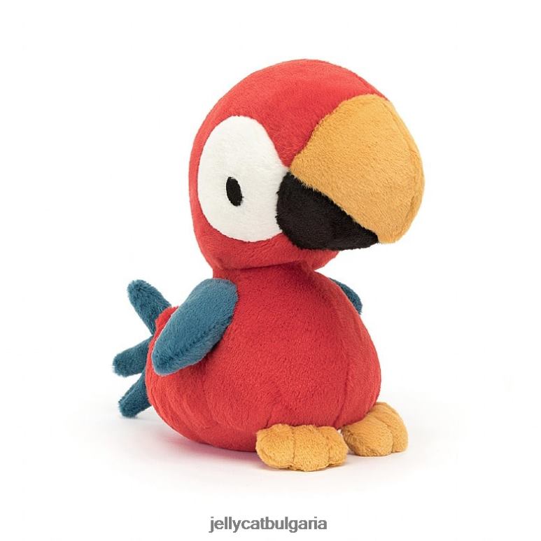 bodacious клюн папагал червен Jellycat играчка ZZR40252