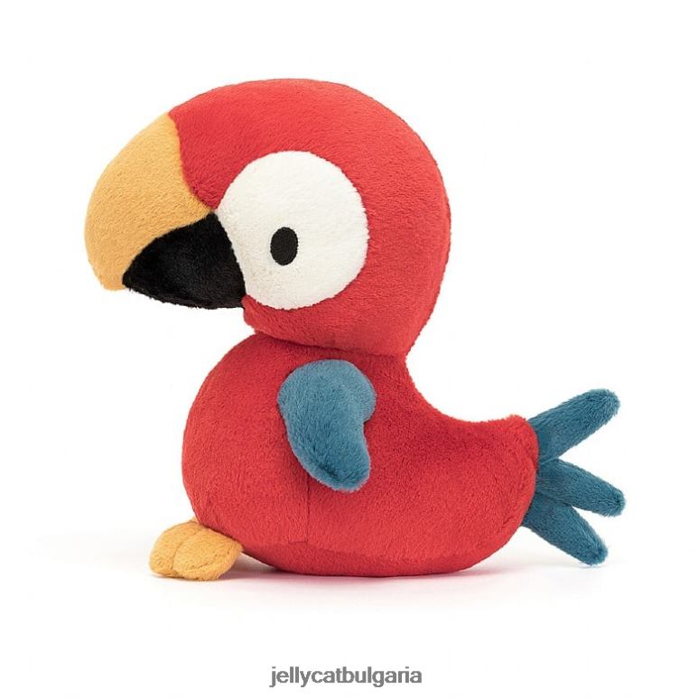bodacious клюн папагал червен Jellycat играчка ZZR40252