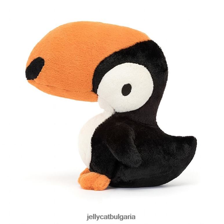 bodacious клюн тукан черно и бяло Jellycat играчка ZZR40275