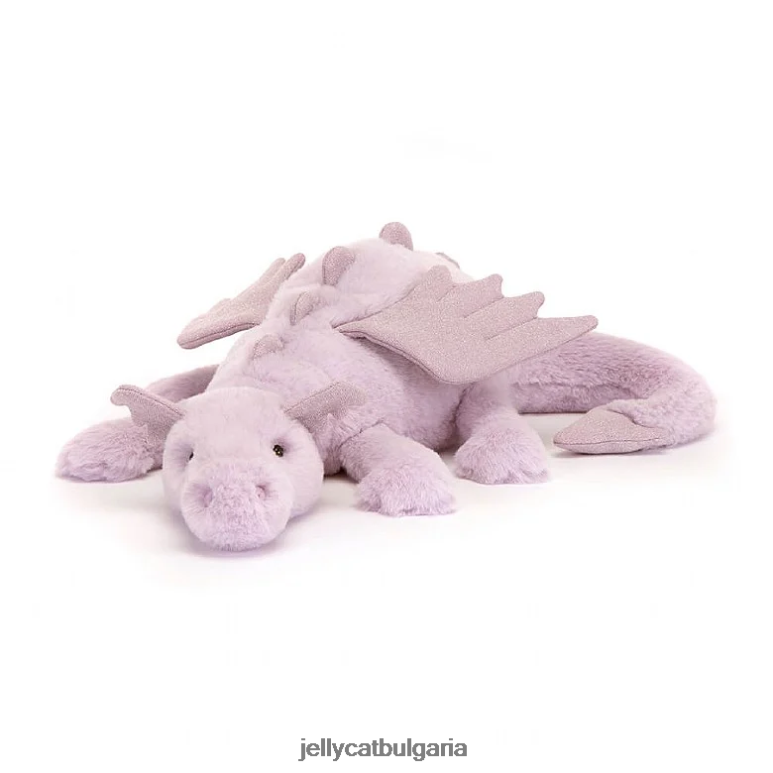лавандула дракон люляк Jellycat играчка ZZR4041