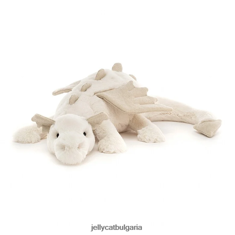 снежен дракон бял Jellycat играчка ZZR4051