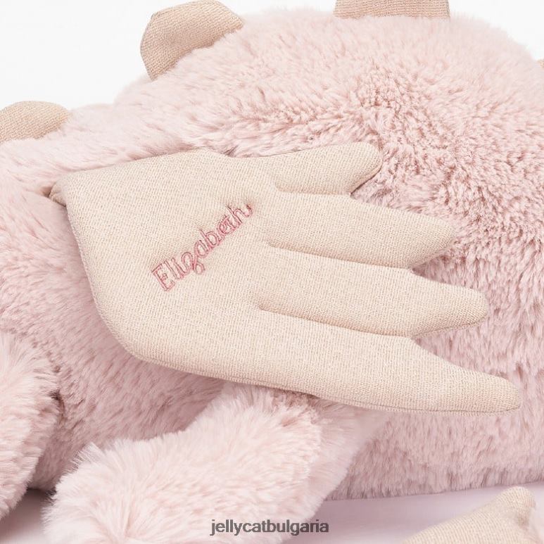 персонализирана роза дракон огромен розов Jellycat играчка ZZR40523