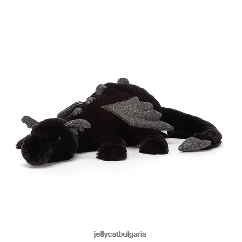 оникс дракон черен Jellycat играчка ZZR40543