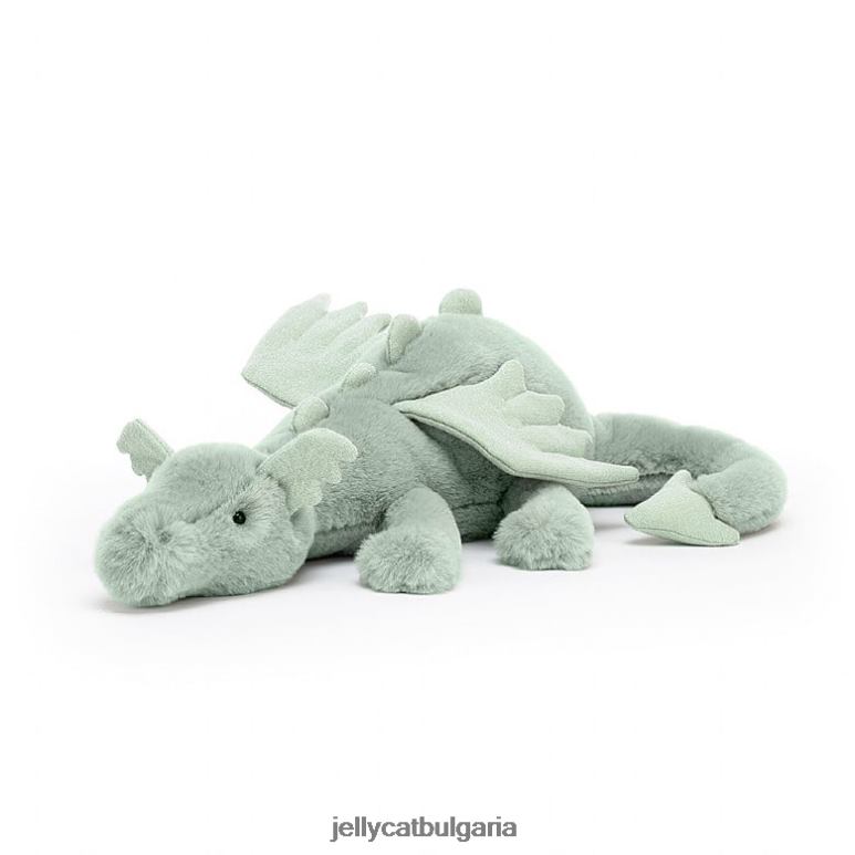 мъдрец дракон бледозелен Jellycat играчка ZZR40585