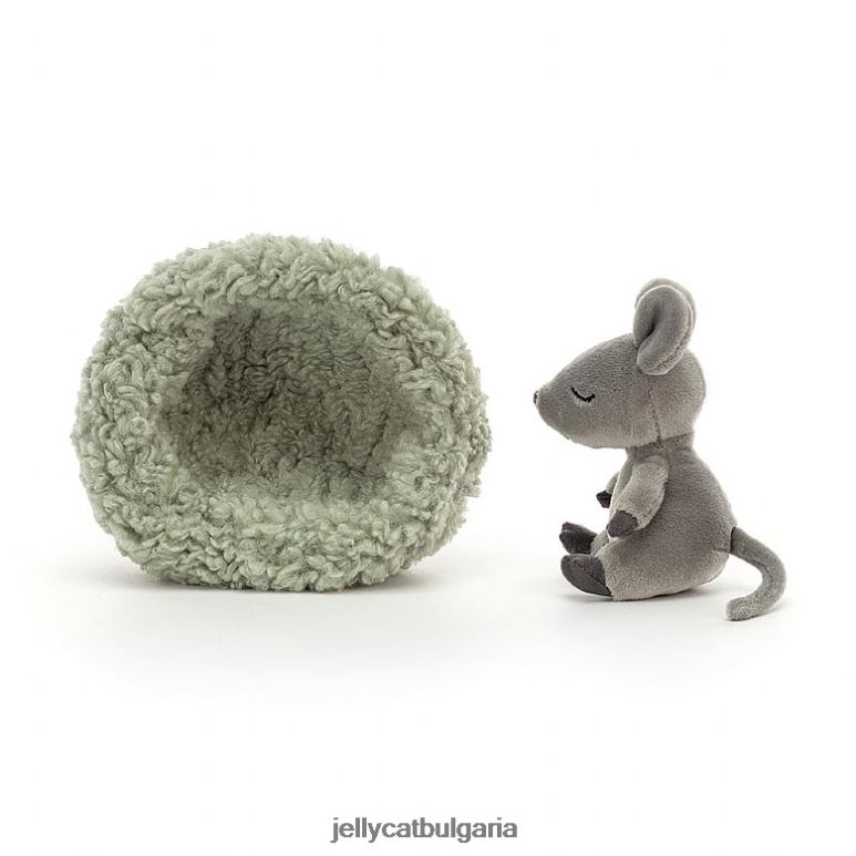 зимно зайче бежово Jellycat играчка ZZR40127