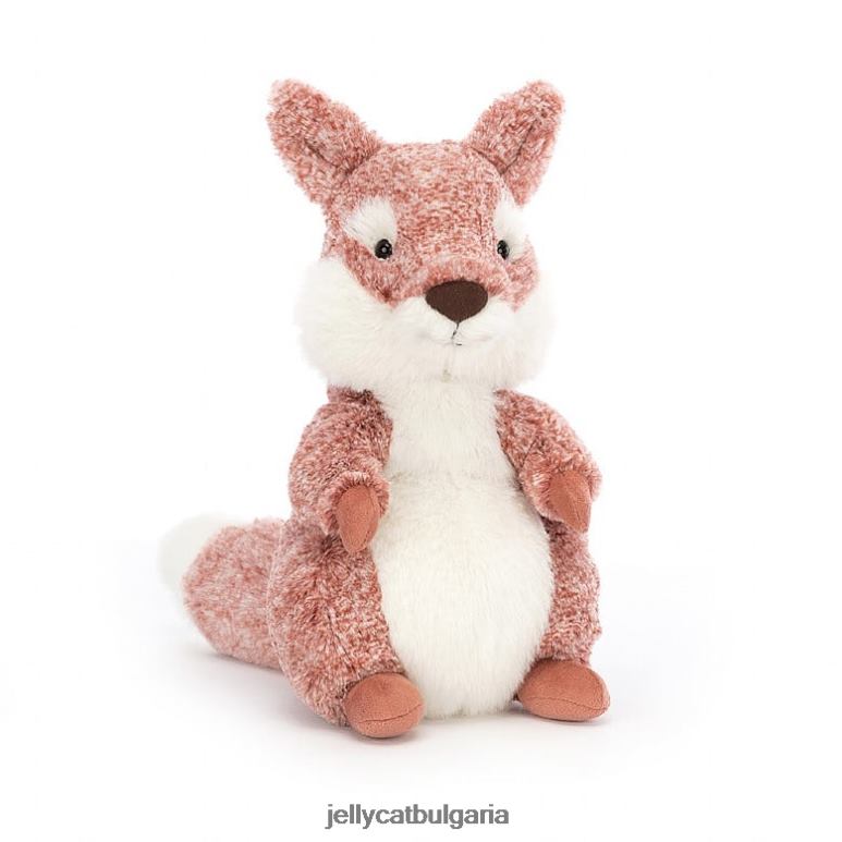 амброзиева лисица кафяво и бяло Jellycat играчка ZZR40408