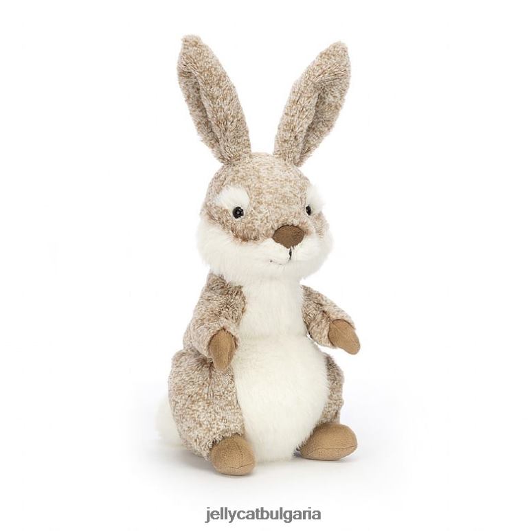амбрози заек кафяво и бяло Jellycat играчка ZZR40409