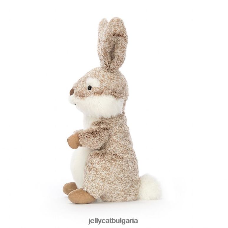 амбрози заек кафяво и бяло Jellycat играчка ZZR40409