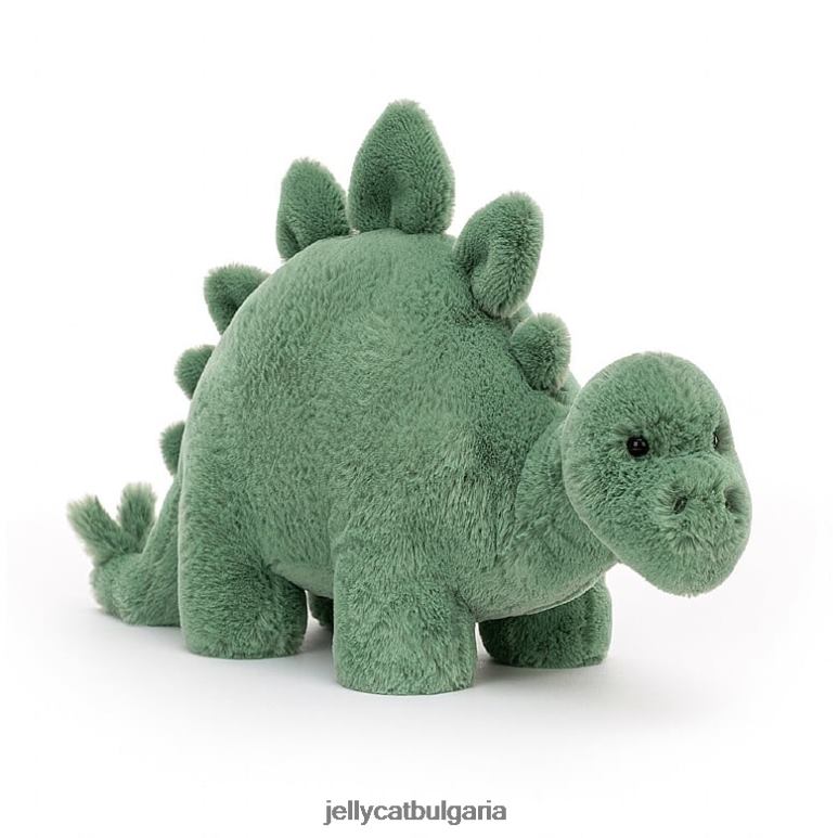 фосилно зелен стегозавър Jellycat играчка ZZR40491