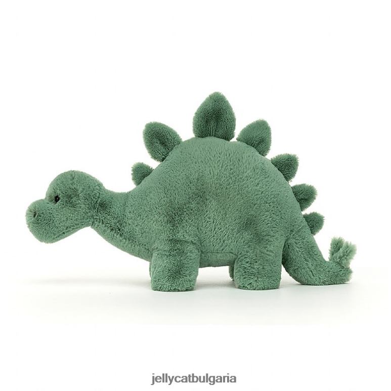 фосилно зелен стегозавър Jellycat играчка ZZR40491