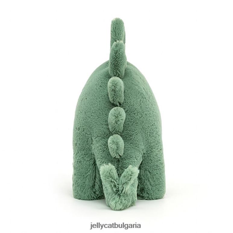 фосилно зелен стегозавър Jellycat играчка ZZR40491