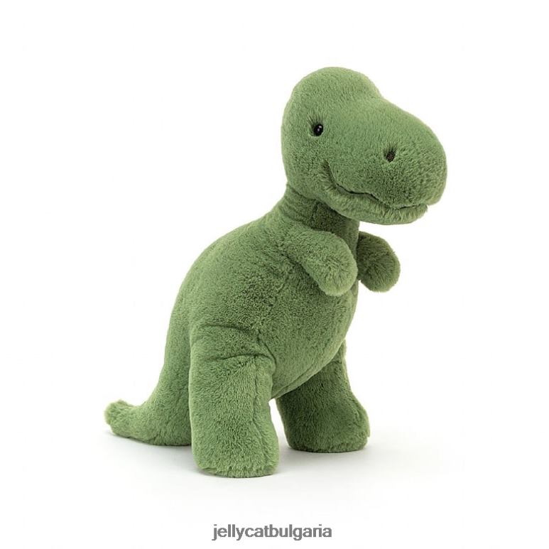 фосилно зелен тирекс Jellycat играчка ZZR40495
