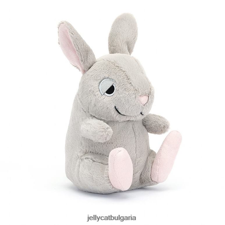 cuddlebud бернард зайче сиво Jellycat играчка ZZR40464