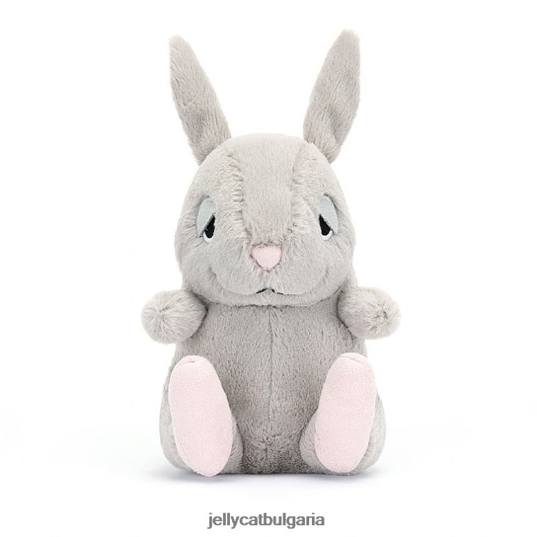 cuddlebud бернард зайче сиво Jellycat играчка ZZR40464