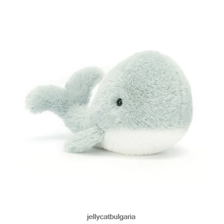 вълнообразен кит сив Jellycat играчка ZZR40665