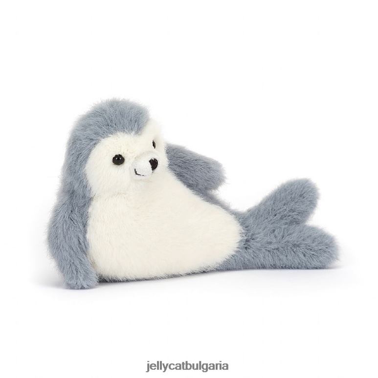 nauticool roly poly seal сиво и бяло Jellycat играчка ZZR4085