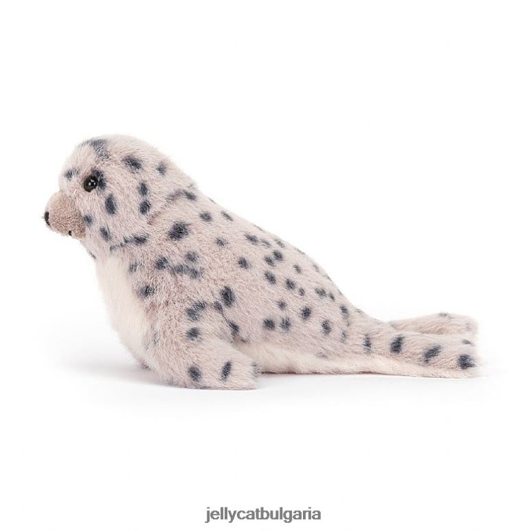 nauticool roly poly seal сиво и бяло Jellycat играчка ZZR4085