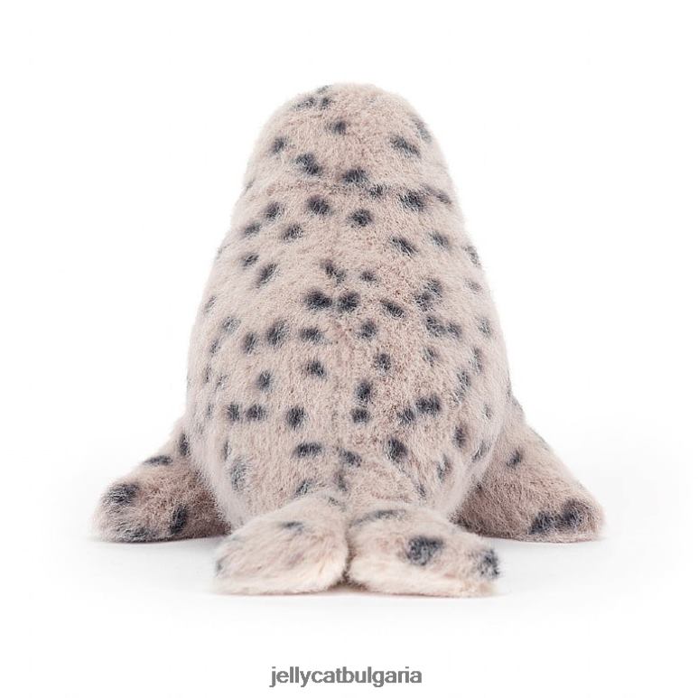 nauticool roly poly seal сиво и бяло Jellycat играчка ZZR4085