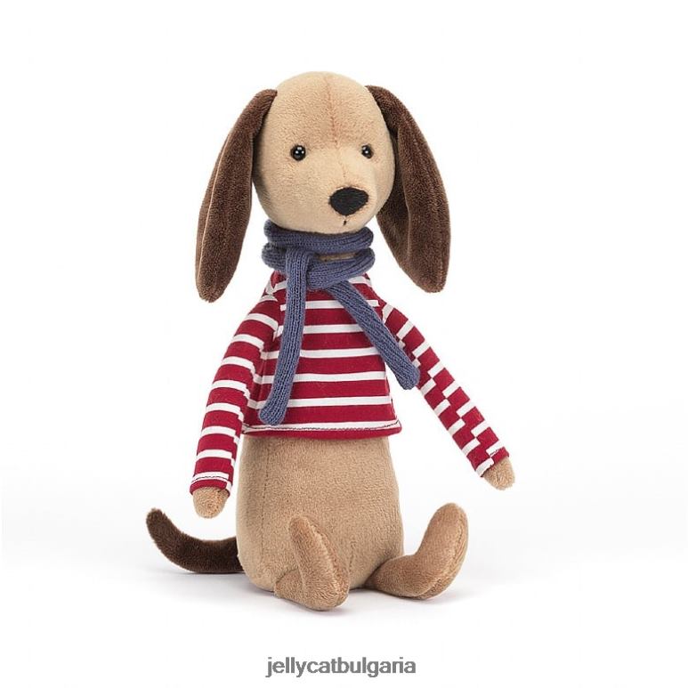 битник приятел наденица куче тен Jellycat играчка ZZR40181