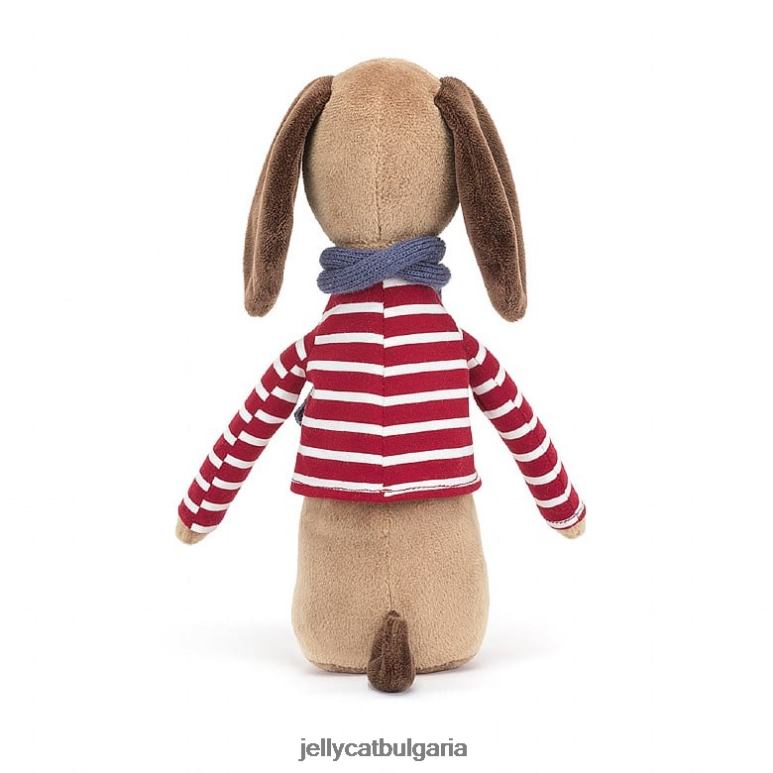 битник приятел наденица куче тен Jellycat играчка ZZR40181