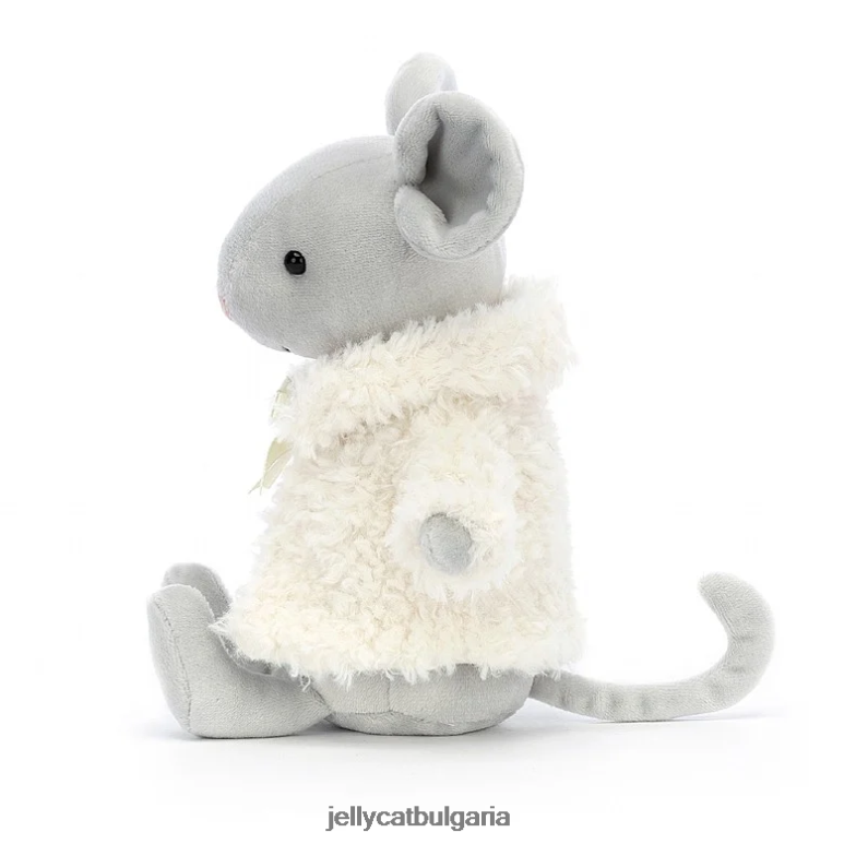 удобно палто мише сиво Jellycat играчка ZZR40212