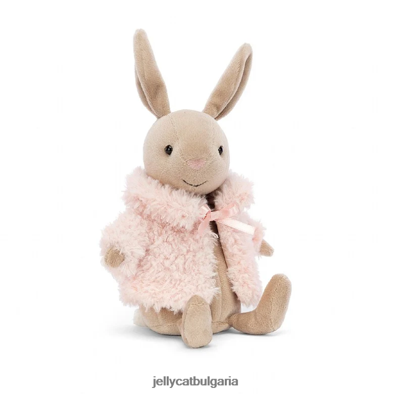 удобно палто зайче бежово Jellycat играчка ZZR40279
