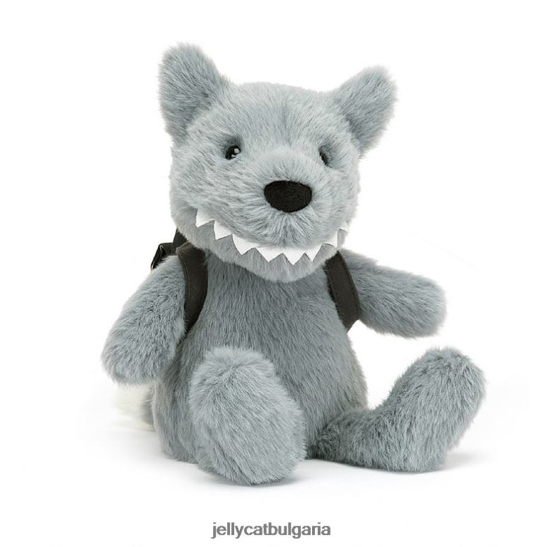 раница вълче сиво Jellycat играчка ZZR40290