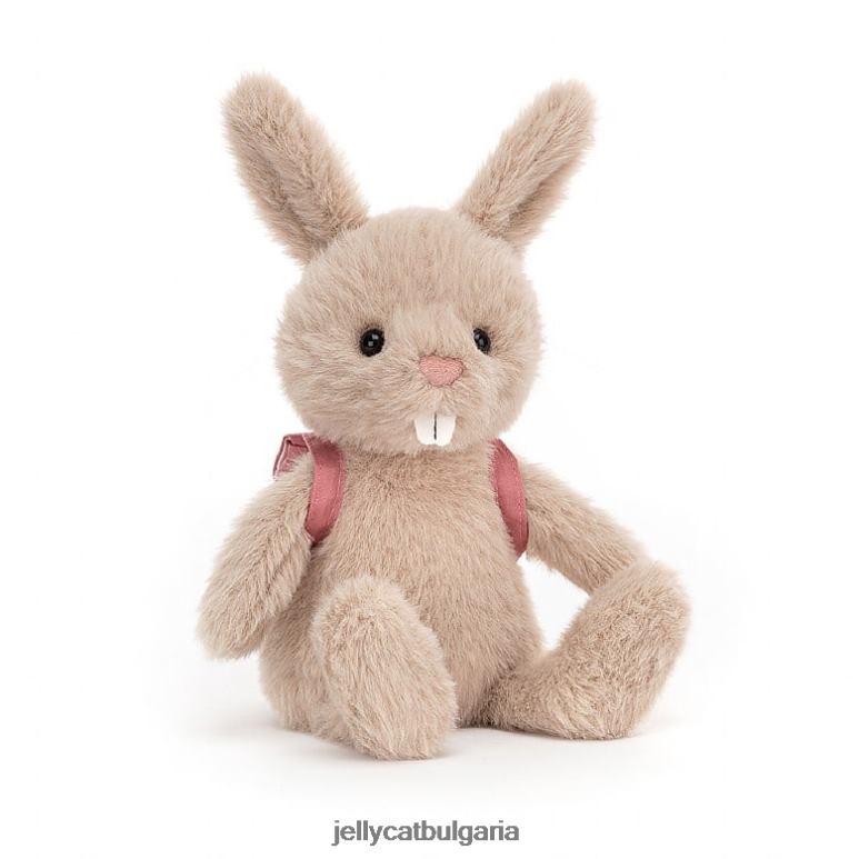 раница зайче розово Jellycat играчка ZZR40410