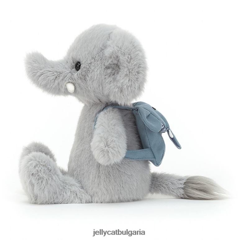 раница сив слон Jellycat играчка ZZR40618