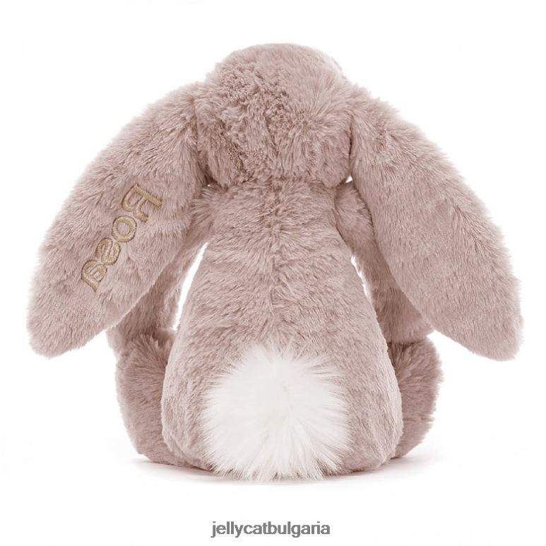 персонализирано срамежливо луксозно зайче роза средно розово Jellycat играчка ZZR40155