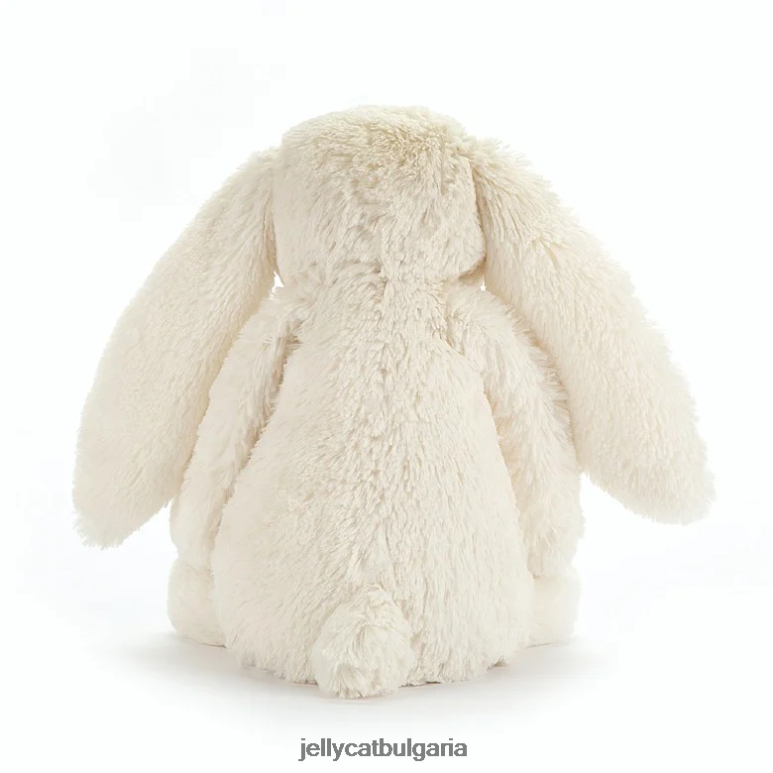 срамежливо блестящо зайче крем Jellycat играчка ZZR40208