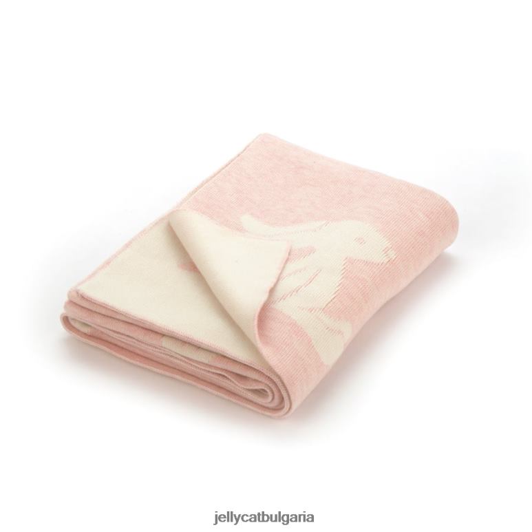 срамежливо зайче одеяло бежово Jellycat играчка ZZR40342