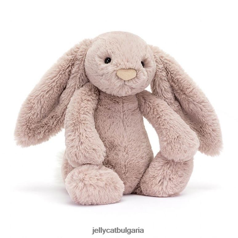срамежливо луксозно зайче розово розово Jellycat играчка ZZR40359