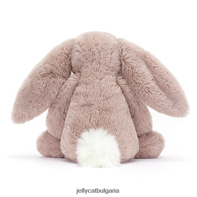 срамежливо луксозно зайче розово розово Jellycat играчка ZZR40359
