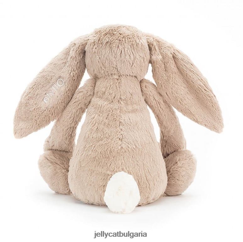 персонализирано срамежливо зайче огромно бежово Jellycat играчка ZZR40435
