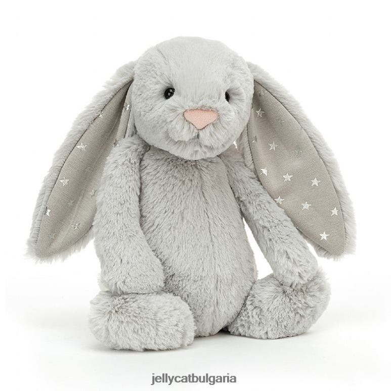 срамежливо блестящо зайче сиво Jellycat играчка ZZR40461