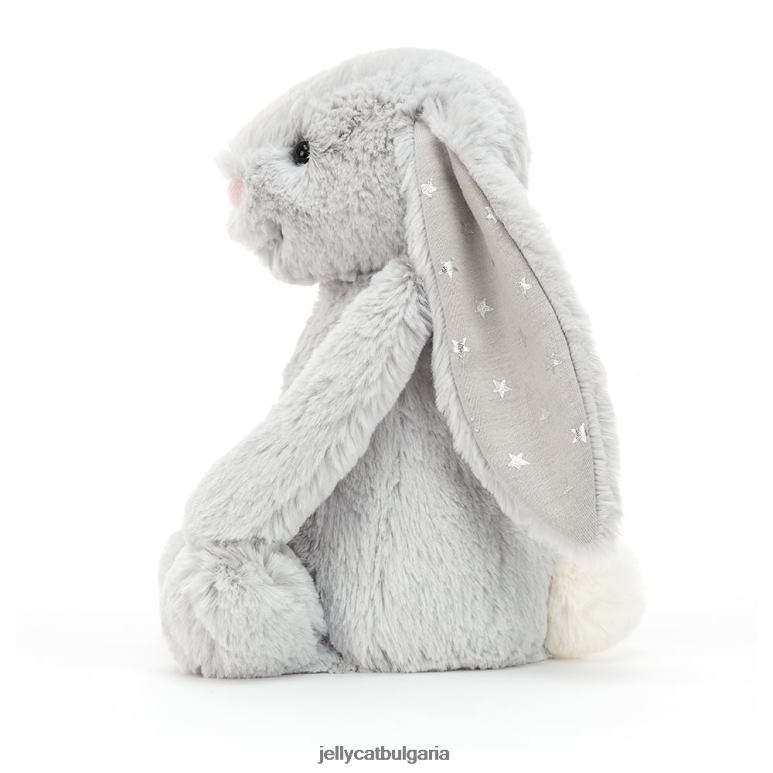 срамежливо блестящо зайче сиво Jellycat играчка ZZR40461