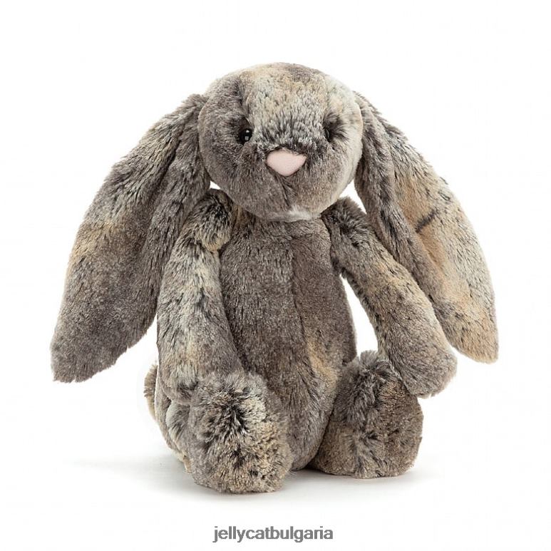 срамежливо сиво зайче от памук Jellycat играчка ZZR40506