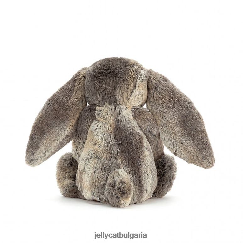 срамежливо сиво зайче от памук Jellycat играчка ZZR40506