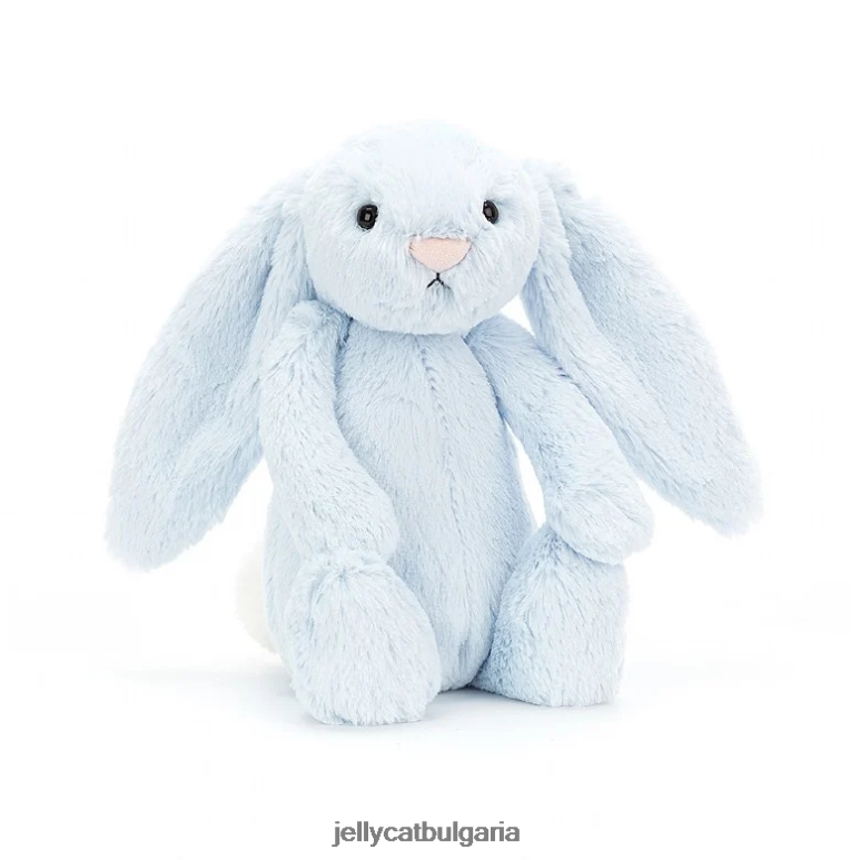 срамежливо синьо зайче бебе синьо Jellycat играчка ZZR40612