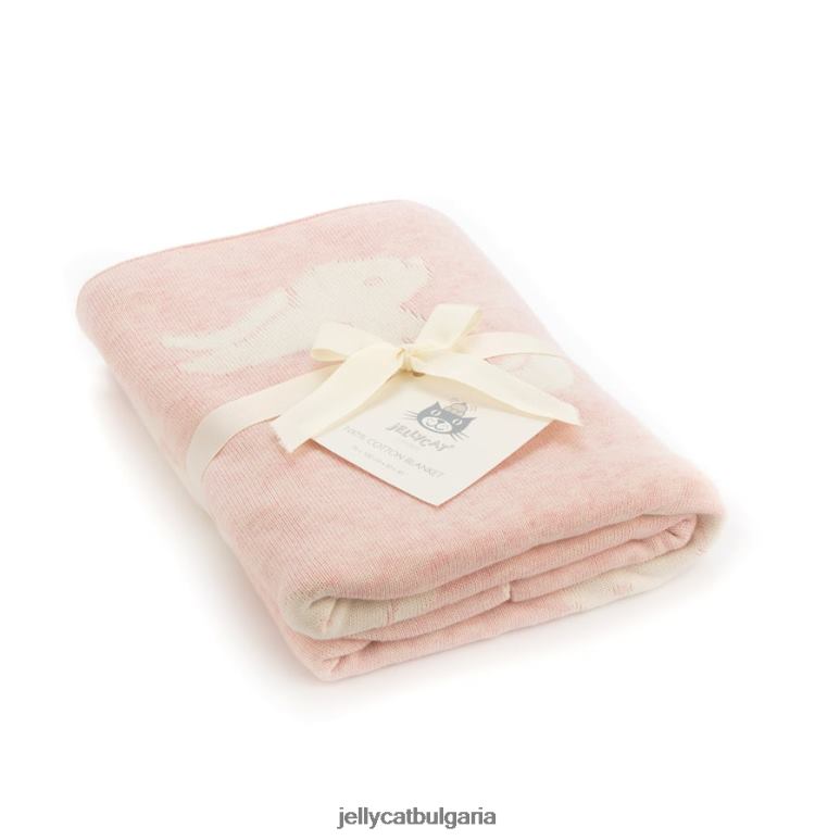 срамежливо зайче одеяло розово Jellycat играчка ZZR40690