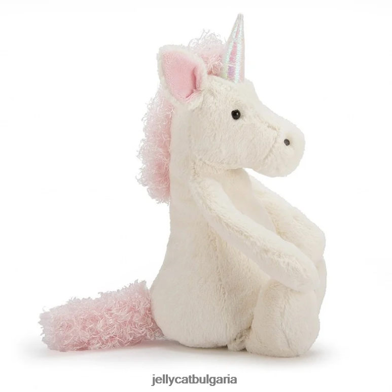 срамежлив бял еднорог Jellycat играчка ZZR40145