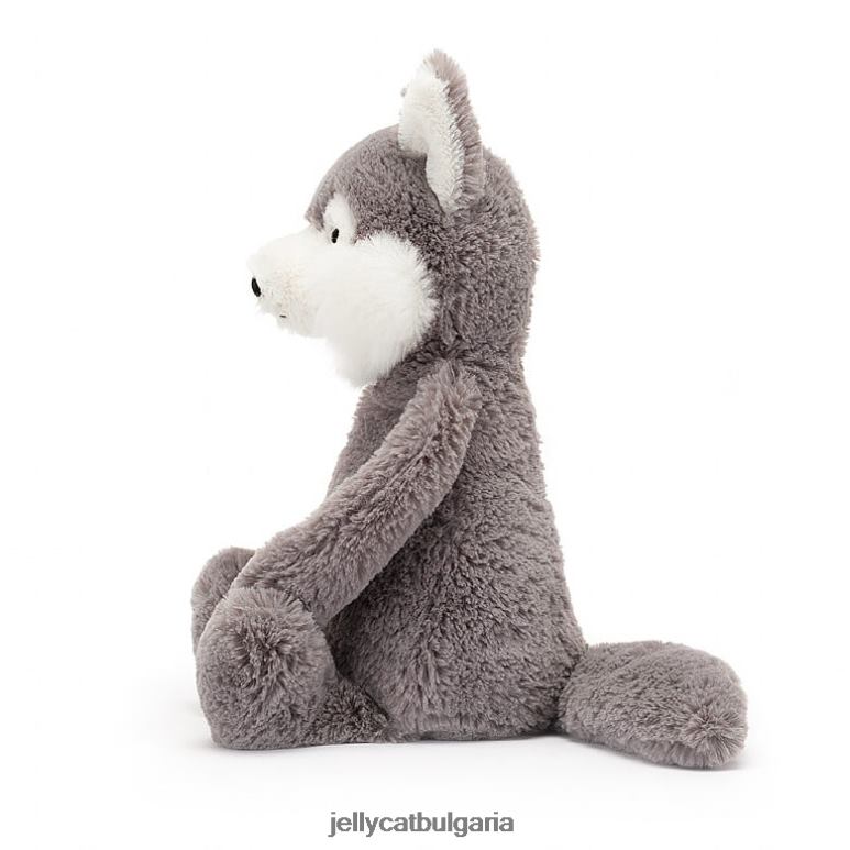 срамежлив вълк сиво и бяло Jellycat играчка ZZR40179