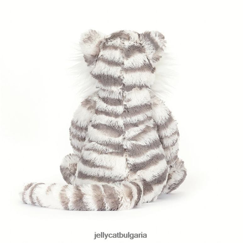 срамежлив снежен тигър сиво и бяло Jellycat играчка ZZR40609